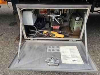 SEMI TRAILER / EXTENDABLE / 2 X STEERING AXLE / WHEEL WELL / RAD MULDE